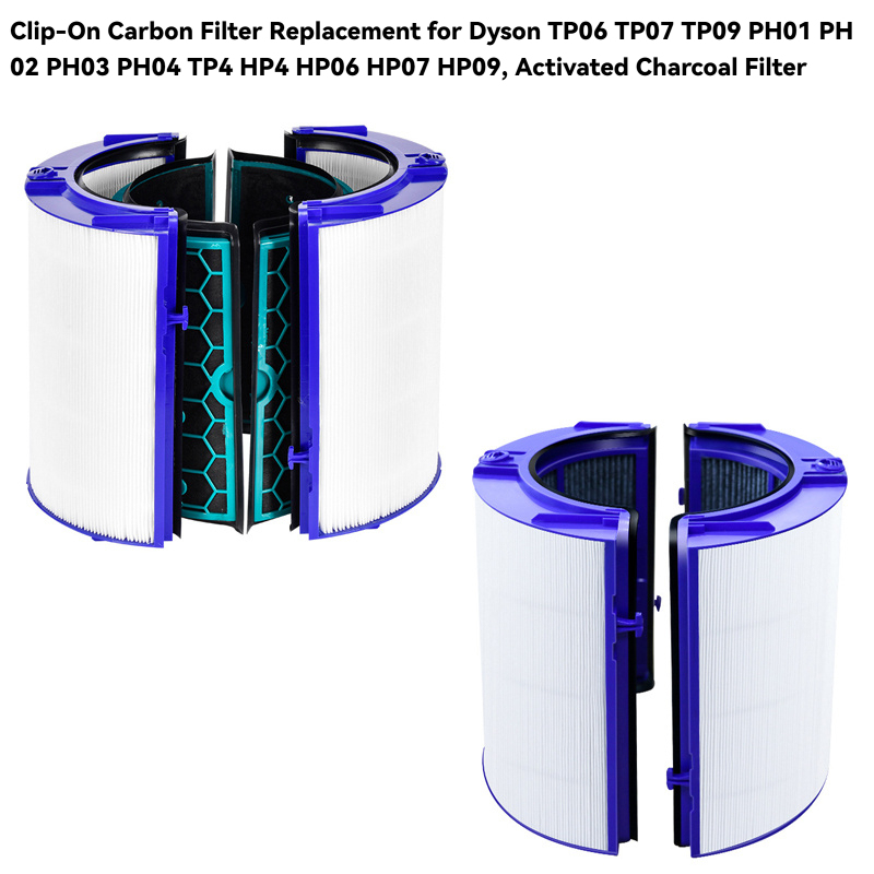 Dyson Fan Tp07 - Clip-On Kohlefilter-Ersatz für Dyson TP06 TP07